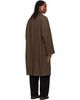 LEMAIRE LEMAIRE Brown Double-Breasted Coat - 3