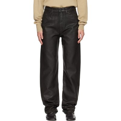LEMAIRE LEMAIRE Brown Five Pockets Twisted Jeans