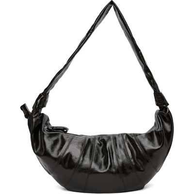 LEMAIRE LEMAIRE Brown Large Croissant Coated Cotton Bag
