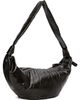 LEMAIRE LEMAIRE Brown Large Croissant Coated Cotton Bag - 3