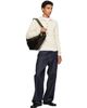 LEMAIRE LEMAIRE Brown Large Croissant Coated Cotton Bag - 4