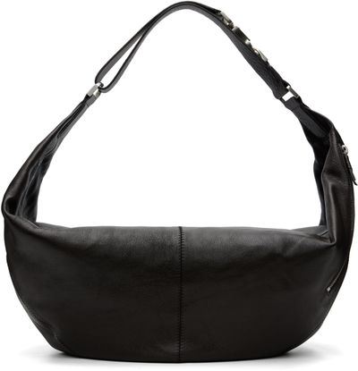 LEMAIRE LEMAIRE Brown Large Quiver Clip Bag