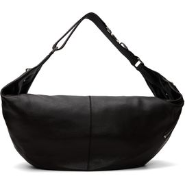 LEMAIRE LEMAIRE Brown Large Quiver Clip Leather Bag