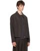 LEMAIRE LEMAIRE Brown Light Zipped Blouson Jacket - 2