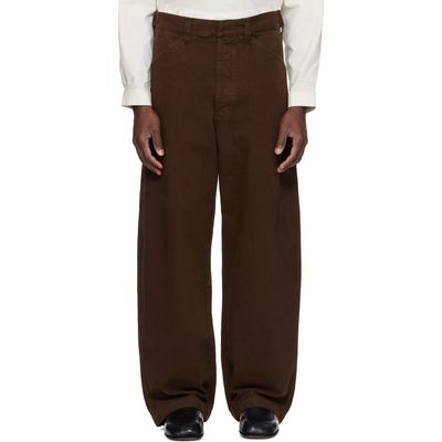 LEMAIRE LEMAIRE Brown Oversized Workwear Jeans