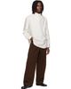 LEMAIRE LEMAIRE Brown Oversized Workwear Jeans - 4
