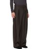 LEMAIRE LEMAIRE Brown Single-Pleat Tailored Trousers - 2