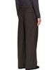 LEMAIRE LEMAIRE Brown Single-Pleat Tailored Trousers - 3