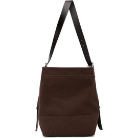LEMAIRE LEMAIRE Brown Small Belted Heavy Canvas Tote Bag