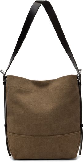 LEMAIRE LEMAIRE Brown Small Belted Tote