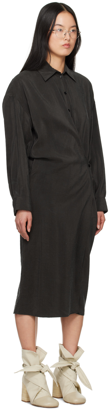 lemaire twisted cotton jersey midi dress maxi dress fall