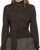 LEMAIRE LEMAIRE Brown Twisted Scarf Cardigan - 1