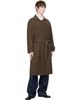 LEMAIRE LEMAIRE Brown Wrap Double Wool Coat - 4
