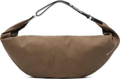 LEMAIRE LEMAIRE Brown XL Quiver Clip Bag
