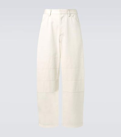 Lemaire Lemaire Cotton drill barrel-leg pants