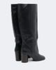 Lemaire Lemaire Crease leather knee-high boots - 3