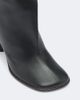 Lemaire Lemaire Crease leather knee-high boots - 6