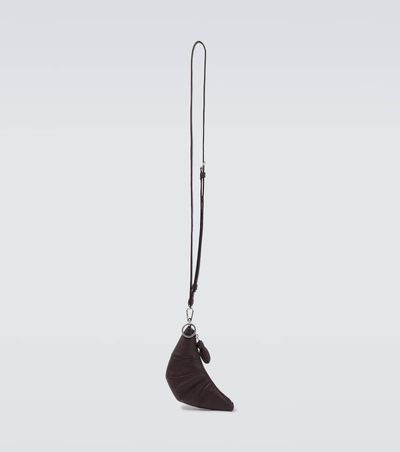 Lemaire Lemaire Croissant leather wallet on chain