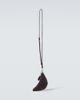 Lemaire Lemaire Croissant leather wallet on chain - 5