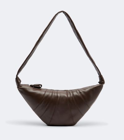 Lemaire Lemaire Croissant Medium leather crossbody bag