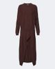 Lemaire Lemaire Deconstructed wool-blend midi dress - 1