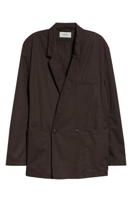 Lemaire Lemaire Double Breasted Cotton Twill Workwear Jacket