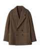 Lemaire Lemaire Double Breasted Felted Short Coat - 6
