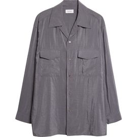 Lemaire Lemaire Dry Silk Blend Button-Up Shirt