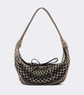 Lemaire Lemaire Fortune Croissant Small net shoulder bag