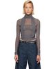 LEMAIRE LEMAIRE Gray Ballerina Scarf Blouse - 1