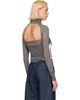 LEMAIRE LEMAIRE Gray Ballerina Scarf Blouse - 3