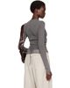 LEMAIRE LEMAIRE Gray Ballerina Wrap Blouse - 3