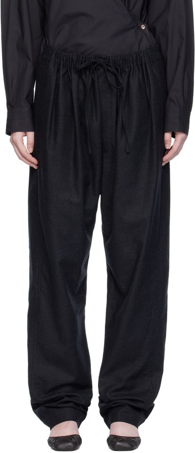 LEMAIRE LEMAIRE Gray Drawstring Trousers