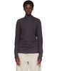 LEMAIRE LEMAIRE Gray Long-Sleeve Scarf T-shirt - 1