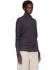 LEMAIRE LEMAIRE Gray Long-Sleeve Scarf T-shirt - 2