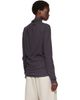LEMAIRE LEMAIRE Gray Long-Sleeve Scarf T-shirt - 3