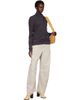 LEMAIRE LEMAIRE Gray Long-Sleeve Scarf T-shirt - 4