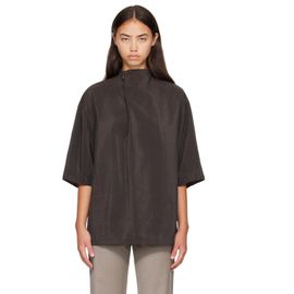 LEMAIRE LEMAIRE Gray Soft Collar Top