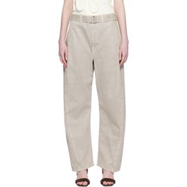 LEMAIRE LEMAIRE Gray Twisted Belted Trousers