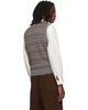 LEMAIRE LEMAIRE Gray V-Neck Jacquard Sweater Vest - 3