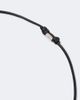 Lemaire Lemaire Gua Sha leather necklace with yellow jasper - 3