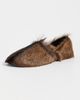 Lemaire Lemaire Hairy Slippers Safari Brown - 2