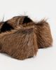 Lemaire Lemaire Hairy Slippers Safari Brown - 4