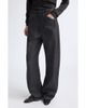 Lemaire Lemaire High Waist Curved Wide Leg Pants - 1