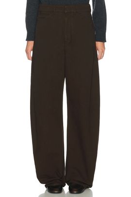 Lemaire Lemaire High Waisted Curved Pants