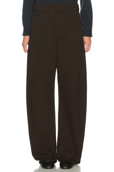 Lemaire Lemaire High Waisted Curved Pants