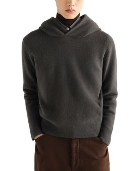 Lemaire Lemaire Hooded Cashmere Blend Sweater