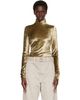 LEMAIRE LEMAIRE Khaki Fitted Stand Collar Turtleneck - 1