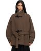LEMAIRE LEMAIRE Khaki Short Duffle Coat - 1