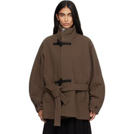 LEMAIRE LEMAIRE Khaki Short Duffle Coat